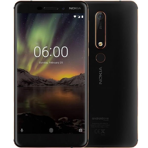 Nokia 6.1 (2018) 32GB, Dual SIM Black цена и информация | Telefonid | kaup24.ee