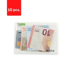 Reisikott LEITZ COMPLETE, lukuga, suurus XS (125 x 90 mm), (pakis- 2 tk.) pakis 10 tk. hind ja info | Kirjatarbed | kaup24.ee