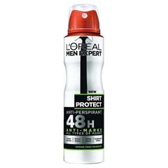 Spray deodorant L'Oreal Paris Men Expert Shirt Protect, 150 ml hind ja info | Deodorandid | kaup24.ee