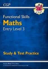 Functional Skills Maths Entry Level 3 - Study & Test Practice цена и информация | Книги для подростков и молодежи | kaup24.ee