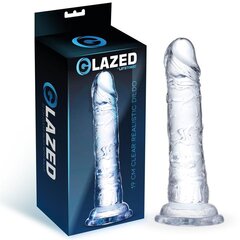 Glazed läbipaistev simulaator 19 cm hind ja info | Dildod | kaup24.ee