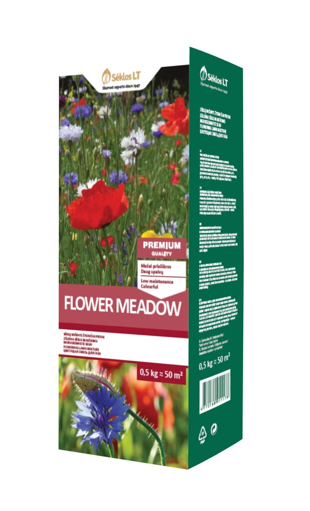 Muruseemnesegu Flower Meadow, 0,5kg hind ja info | Murusegud | kaup24.ee
