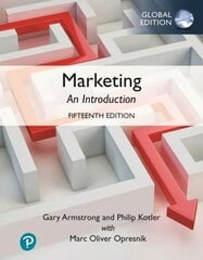 Marketing: An Introduction, Global Edition 15th edition цена и информация | Книги по экономике | kaup24.ee