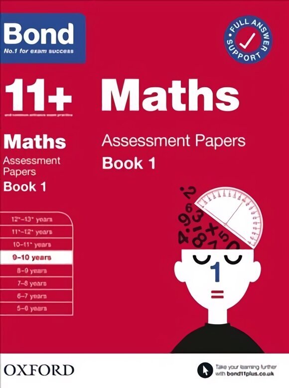 Bond 11plus: Bond 11plus Maths Assessment Papers 9-10 yrs Book 1 1 цена и информация | Noortekirjandus | kaup24.ee