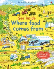 See Inside Where Food Comes From UK цена и информация | Книги для малышей | kaup24.ee
