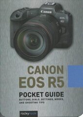 Canon EOS R5: Pocket Guide: Buttons, Dials, Settings, Modes, and Shooting Tips цена и информация | Книги по фотографии | kaup24.ee