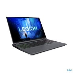 Lenovo Legion 5 Pro 16IAH7H i5-12500H 16 WUXGA IPS 300nits AG 16GB DDR5 4800 SSD512 GeForce RTX 3060 6GB NoOS Storm Grey kaina ir informacija | Sülearvutid | kaup24.ee