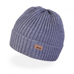 TuTu talvine meriinovillane müts, hall цена и информация | Шапки, перчатки, шарфы для мальчиков | kaup24.ee