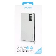 iMYMAX Power Bank 10.000mAh MM-PB/007 valge цена и информация | Зарядные устройства Power bank | kaup24.ee