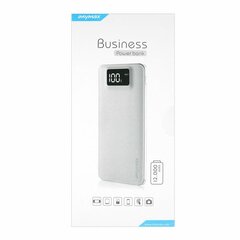 Mymax Business MM-PB/009 Power Bank 12000mAh белый цена и информация | Зарядные устройства Power bank | kaup24.ee