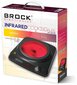 Brock HPI 3001 BK цена и информация | Pliidiplaadid | kaup24.ee