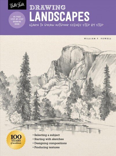 Drawing: Landscapes with William F. Powell: Learn to draw outdoor scenes step by step Revised Edition hind ja info | Kunstiraamatud | kaup24.ee
