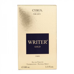 Meeste tualettvesi Writer Gold by Yves de Sistelle EDT, 100 ml hind ja info | Meeste parfüümid | kaup24.ee