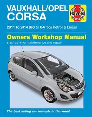 Vauxhall/Opel Corsa Petrol & Diesel ('11-'14) 60 To 64: 2011-2014 hind ja info | Reisiraamatud, reisijuhid | kaup24.ee