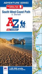 SW Coast Path Dorset Adventure Atlas 2nd Revised edition цена и информация | Путеводители, путешествия | kaup24.ee