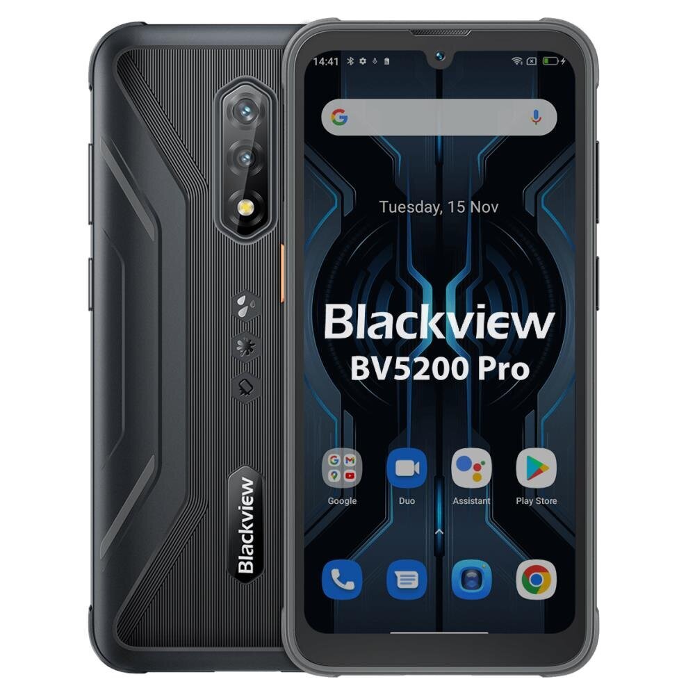 Телефон Телефон Blackview BV5200 Pro 4/64GB Dual SIM Black цена | kaup24.ee