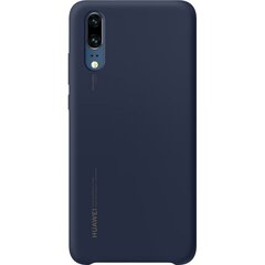 Huawei P20 Супер тонкий силиконовый Оригинальный Чехол-крышка Темно синий цена и информация | Чехлы для телефонов | kaup24.ee