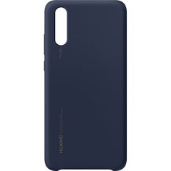 Huawei P20 Супер тонкий силиконовый Оригинальный Чехол-крышка Темно синий цена и информация | Чехлы для телефонов | kaup24.ee