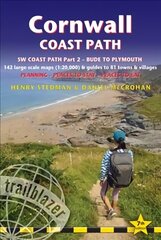 Cornwall Coast Path: British Walking Guide: SW Coast Path Part 2 - Bude to Plymouth Includes 142 Large-Scale Walking Maps (1:20,000) & Guides to 81 Towns and Villages - Planning, Places to Stay, Places to Eat 7th edition hind ja info | Reisiraamatud, reisijuhid | kaup24.ee