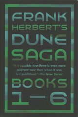 Frank Herbert's Dune Saga 6-Book Boxed Set: Dune, Dune Messiah, Children of Dune, God Emperor of Dune, Heretics of Dune, and Chapterhouse: Dune цена и информация | Фантастика, фэнтези | kaup24.ee