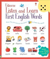 Listen and Learn First English Words UK hind ja info | Väikelaste raamatud | kaup24.ee