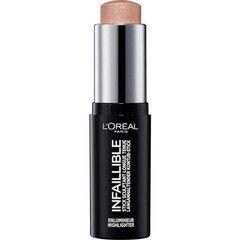 L'Oréal Paris Infaillible Longwear Shaping Stick Highlighter kauapüsiv valgustpeegeldav jumestuspulk цена и информация | Бронзеры (бронзаторы), румяна | kaup24.ee