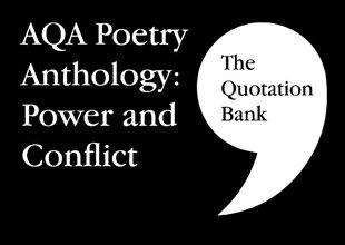 Quotation Bank: AQA Poetry Anthology - Power and Conflict GCSE Revision and Study Guide for English Literature 9-1 hind ja info | Noortekirjandus | kaup24.ee