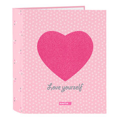 Папка-регистратор Safta Love Yourself, розовая A4 (27 x 33 x 6 см) цена и информация | Канцелярские товары | kaup24.ee