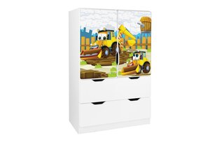 Riiul koos uksega 38, 45x80x125 cm цена и информация | Полки для книг и игрушек | kaup24.ee