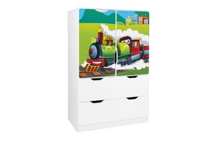 Полка Ami с дверцами 42, 45x80x125 см цена и информация | Полки для книг и игрушек | kaup24.ee
