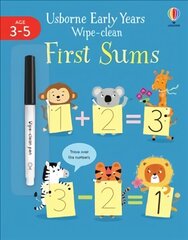 Early Years Wipe-Clean First Sums UK 2020 hind ja info | Väikelaste raamatud | kaup24.ee