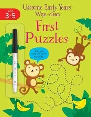 Early Years Wipe-Clean First Puzzles hind ja info | Väikelaste raamatud | kaup24.ee