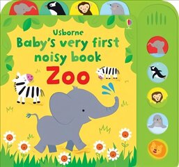 Baby's Very First Noisy book Zoo hind ja info | Väikelaste raamatud | kaup24.ee