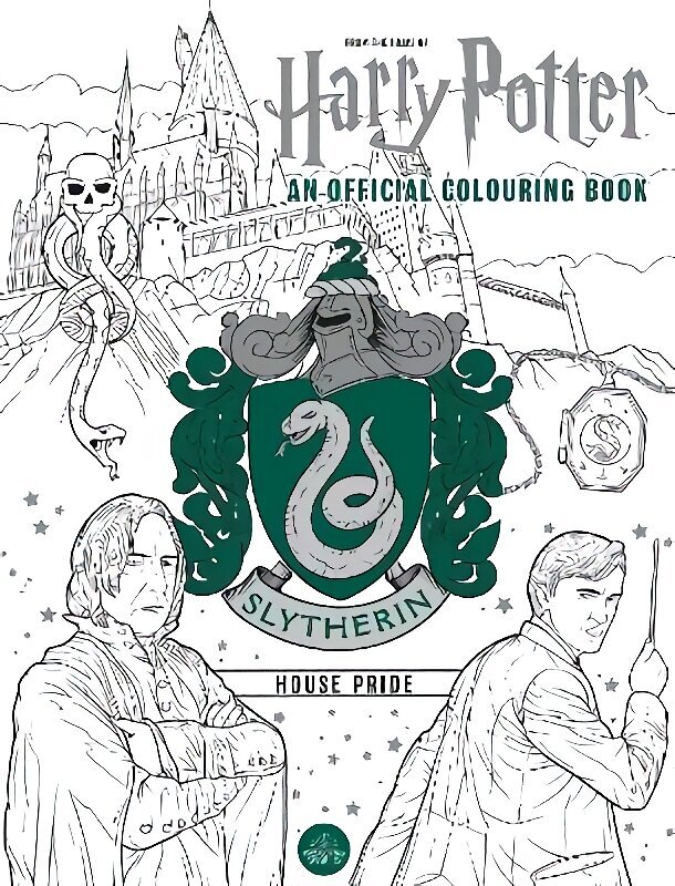 Harry Potter: Slytherin House Pride: The Official Colouring Book hind ja info | Väikelaste raamatud | kaup24.ee