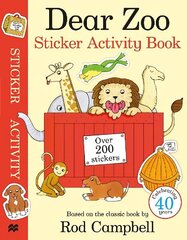 Dear Zoo Sticker Activity Book hind ja info | Väikelaste raamatud | kaup24.ee