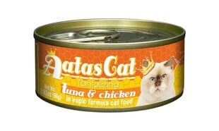 Aatas Cat Tantalizing Tuna & Chicken konserv kassile 80g цена и информация | Кошачьи консервы | kaup24.ee