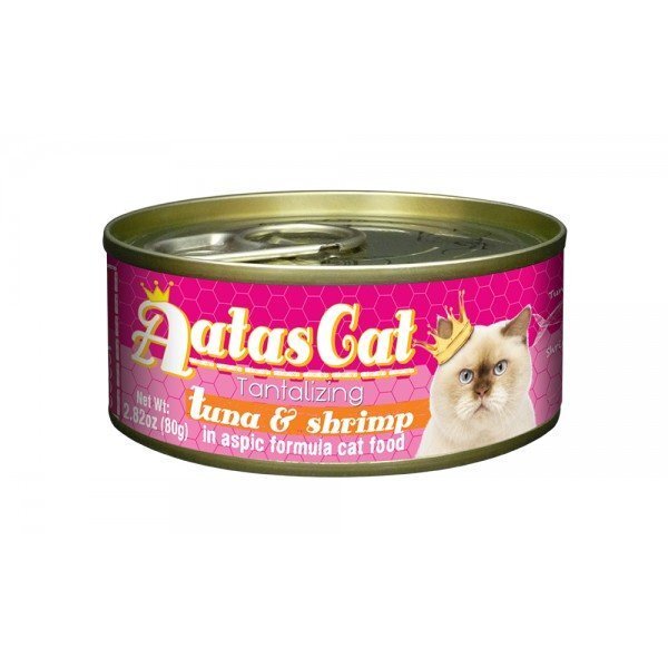 Aatas Cat Tantalizing Tuna & Shrimp konserv kassile 80g цена и информация | Konservid kassidele | kaup24.ee