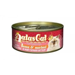 Aatas Cat Tantalizing Tuna & Surimi konserv kassile 80g hind ja info | AATAS Lemmikloomatarbed | kaup24.ee