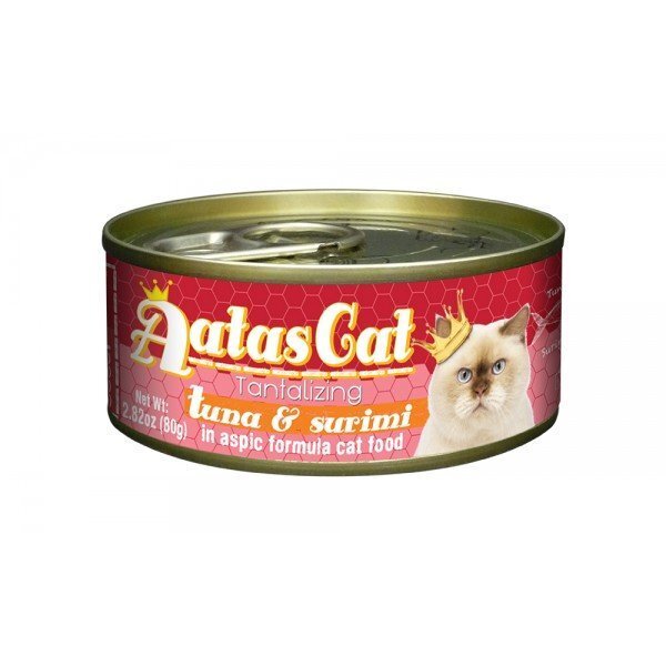 Aatas Cat Tantalizing Tuna & Surimi konserv kassile 80g цена и информация | Konservid kassidele | kaup24.ee