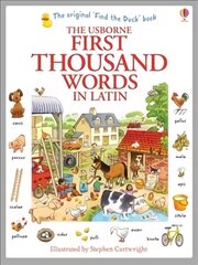 First Thousand Words in Latin цена и информация | Книги для малышей | kaup24.ee