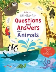 Lift-the-flap Questions and Answers about Animals UK hind ja info | Väikelaste raamatud | kaup24.ee