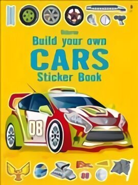 Build your own Cars Sticker book цена и информация | Väikelaste raamatud | kaup24.ee