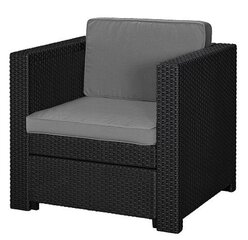 Садовый стул Provence Armchair, серый цена и информация | Садовые стулья, кресла, пуфы | kaup24.ee