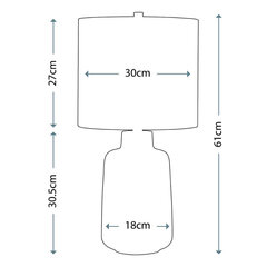 Lauavalgusti Elstead Lighting Bacari BACARI-TL-SM hind ja info | Laualambid | kaup24.ee