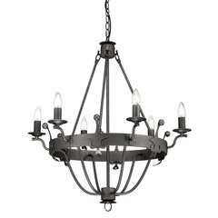 Rippvalgusti Elstead Lighting Windsor graphite WINDSOR6-GR hind ja info | Rippvalgustid | kaup24.ee