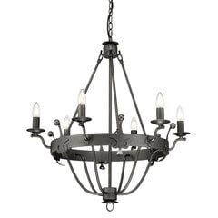 Rippvalgusti Elstead Lighting Windsor graphite WINDSOR6-GR цена и информация | Люстры | kaup24.ee