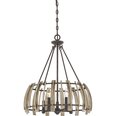 Rippvalgusti Elstead Lighting Wood hollow QZ-WOOD-HOLLOW-5P