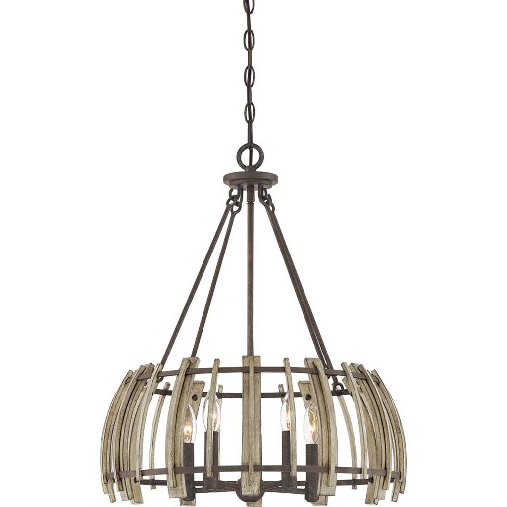 Rippvalgusti Elstead Lighting Wood hollow QZ-WOOD-HOLLOW-5P hind ja info | Rippvalgustid | kaup24.ee