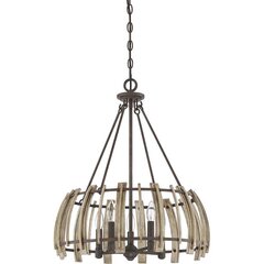 Подвесной светильник Elstead Lighting Wood hollow QZ-WOOD-HOLLOW-5P цена и информация | Люстры | kaup24.ee