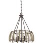 Rippvalgusti Elstead Lighting Wood hollow QZ-WOOD-HOLLOW-5P hind ja info | Rippvalgustid | kaup24.ee